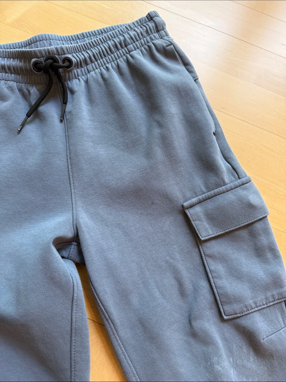 Kid’s Cargo Jogger Pants in Slate Blue
